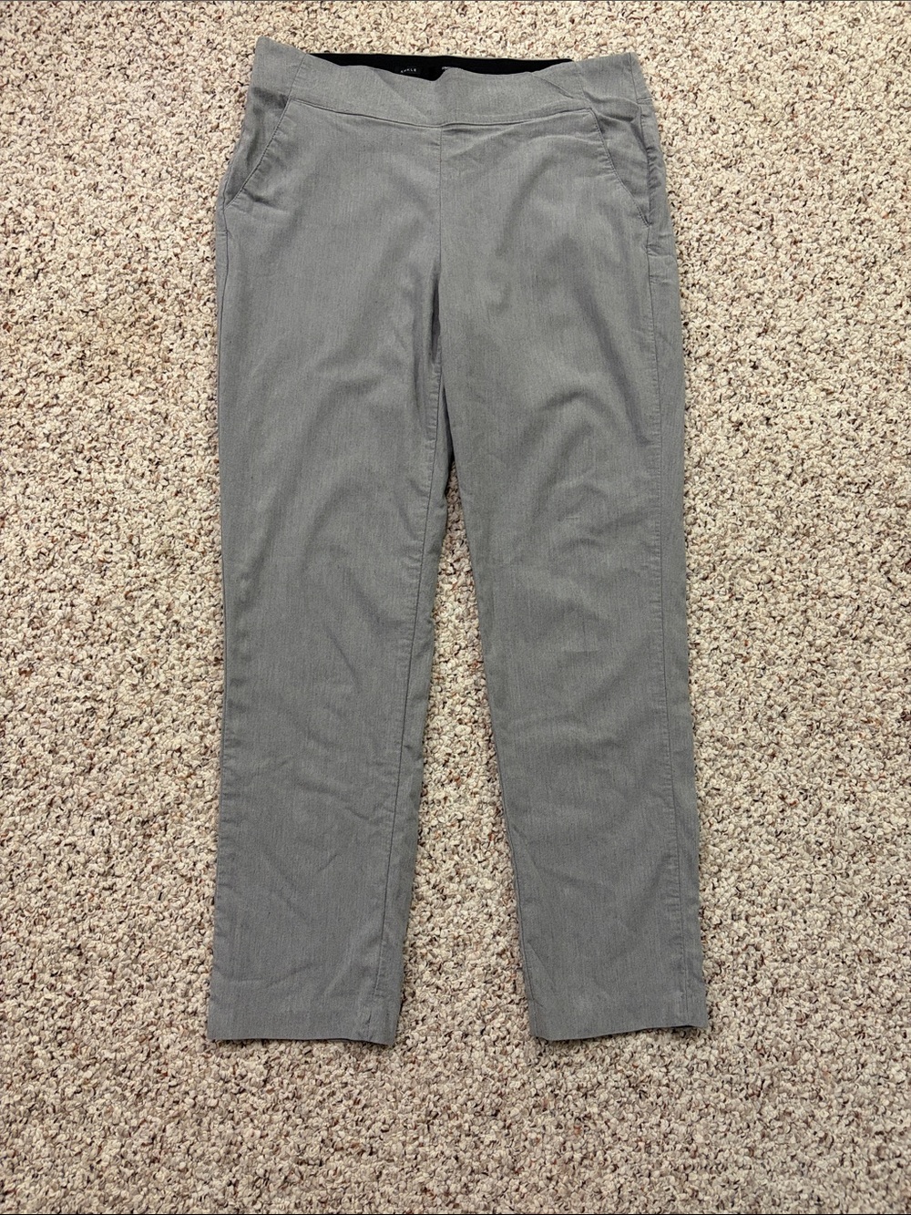 Simply Vera Vera Wang Gray Straight-Leg Trousers